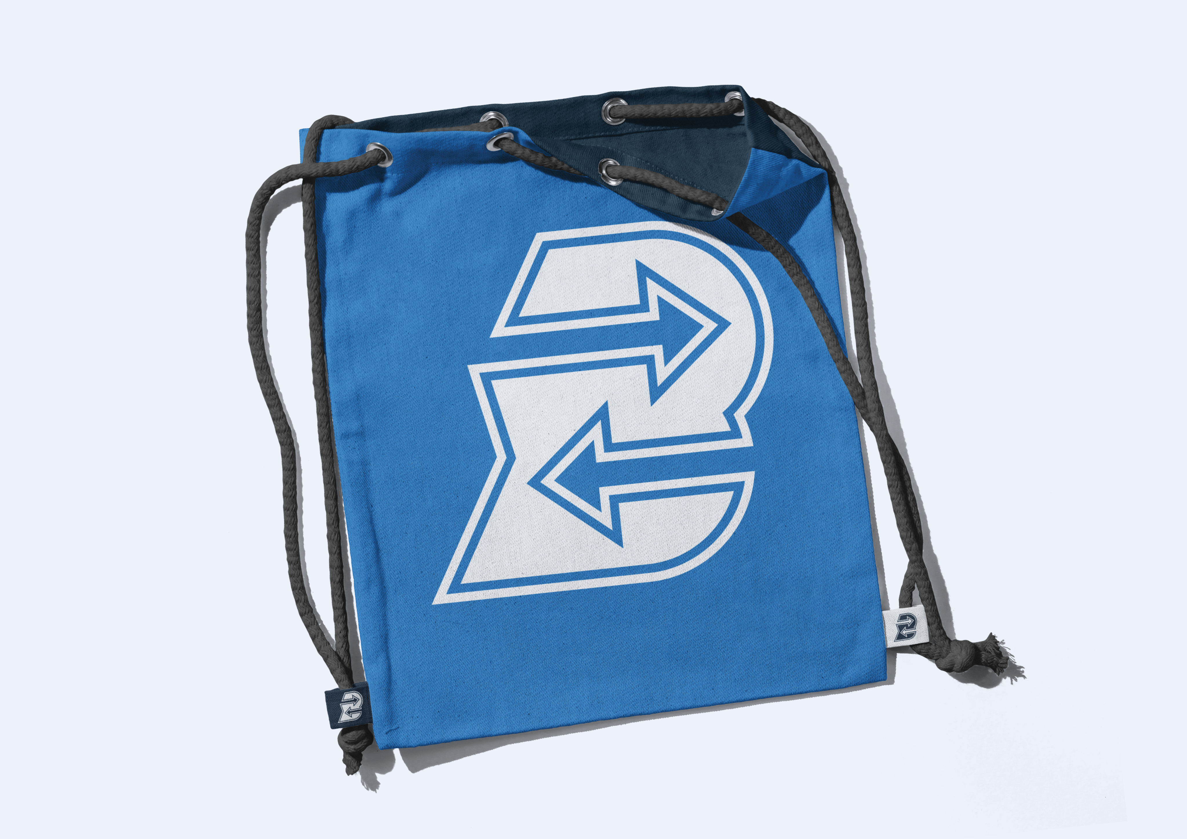 Tas met het logo van v.d. Breevaart