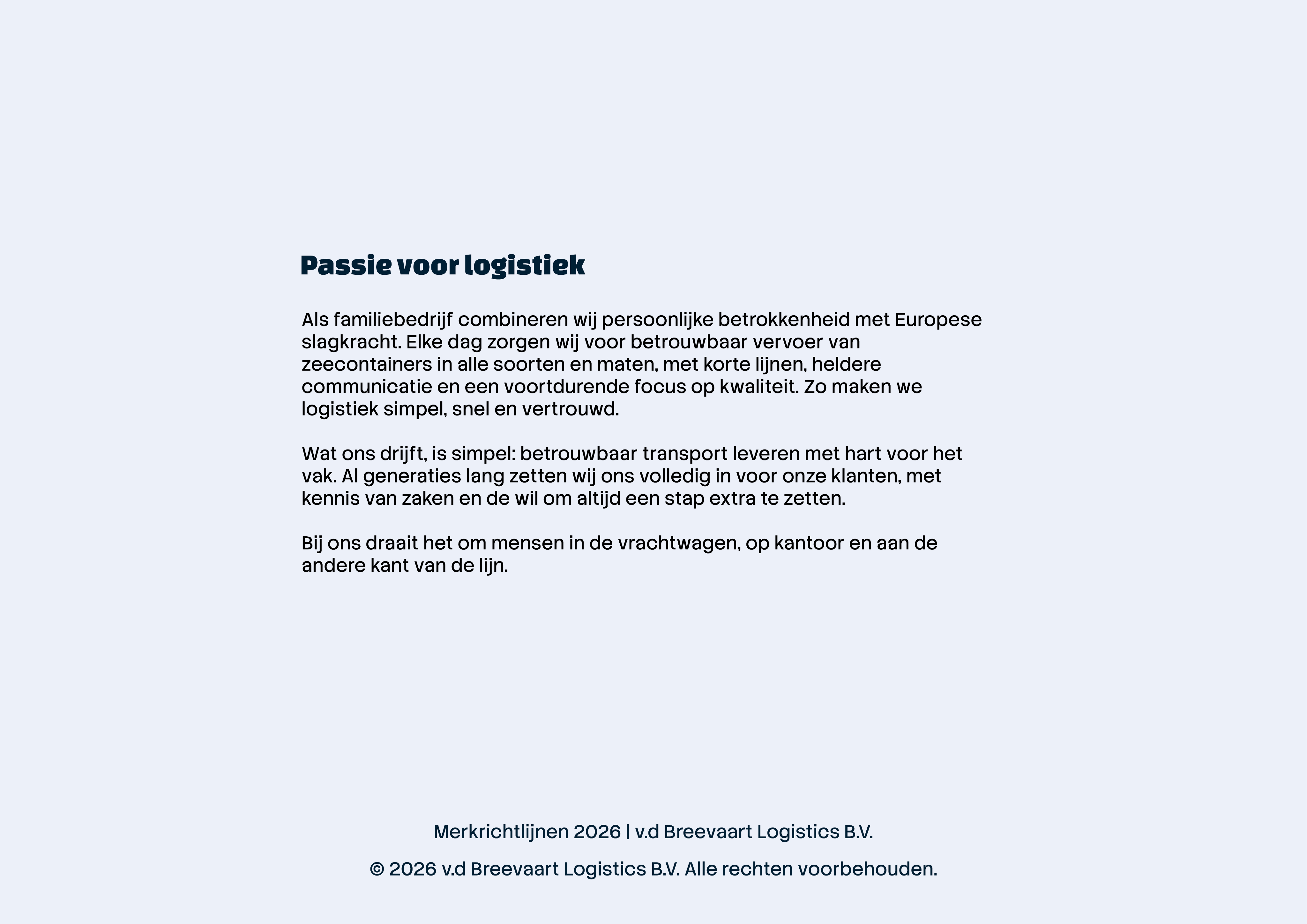 Huisstijlhandboek, pagina 2